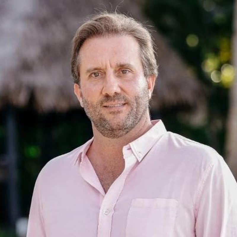 Portrait of Edward Burillo, founder and CEO of Known Distance